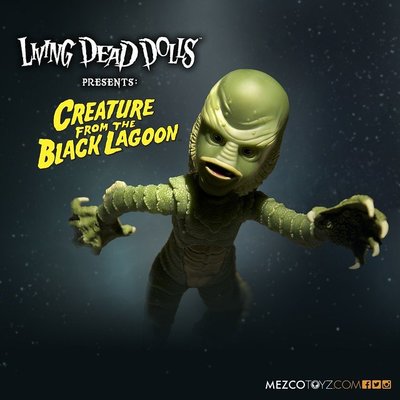 全新 Mezco Living Dead Dolls Black Lagoon 黑湖妖潭 半魚人
