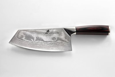 《Zhen 臻》✪日本進口大馬士革(VG10)鋼✪ 肉桂刀 ~ 黑檀木柄