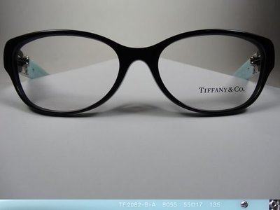 信義計劃 眼鏡 真品 TIFFANY & Co. TF 2082-B-A 義大利製 橢圓 膠框 可配 抗藍光 全視線