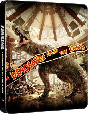 洪興 藍光BD 侏儸紀公園1-4 限量鐵盒版(中文字幕) Jurassic Park 含侏羅紀世界