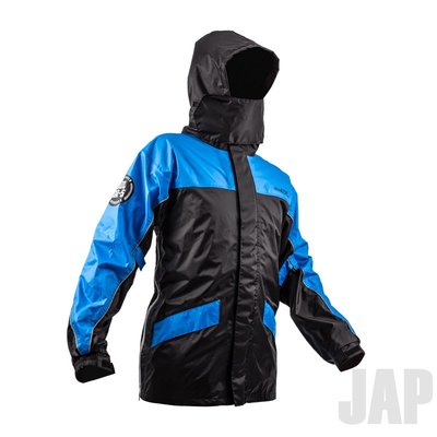《JAP》SOL SR-5 運動型雨衣 黑/藍 兩件式雨衣 雙側開 防風防水透氣 機車雨衣📌可折價100元