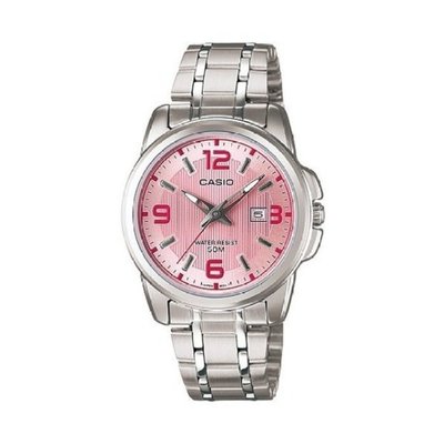 CASIO手錶公司貨不鏽鋼指針女錶 LTP-1314D-5A 潮流必備生活防水~ LTP-1314