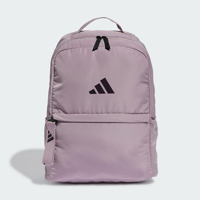 ADIDAS愛迪達紫色後背包 運動包 多隔層 水壺袋 書包背包 IR9935
