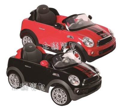 @企鵝寶貝二館@Mini CooperS 兒童電動車~經典遙控電動車 ( 好禮 5 選1 )
