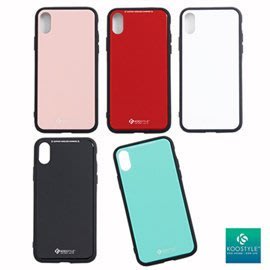 KOOSTYLE iPhone X 玻璃美背手機保護殼 (5色可選)【安安大賣場】