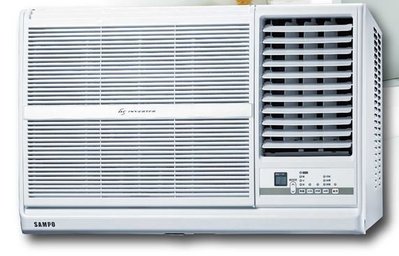板橋-長美 SAMPO 聲寶冷氣《標按》 AW-PC122R/AWPC122R 定頻右吹單冷窗型 110V 適3-5坪