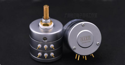 EIZZ電位器分壓24級步進式雙聯立體聲10K 50K 100K功放音量電位器