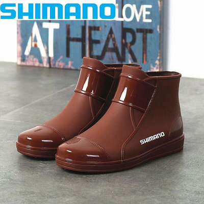 冬季男士戶外防滑登山鞋 Shaxi 釣魚雨靴工作鞋 Shimano 耐用防水釣魚鞋 LT 登山鞋