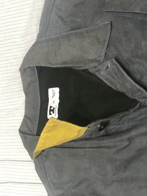 TELLASON （美國製）防水蠟布工作服式外套，尺寸為 size: XL