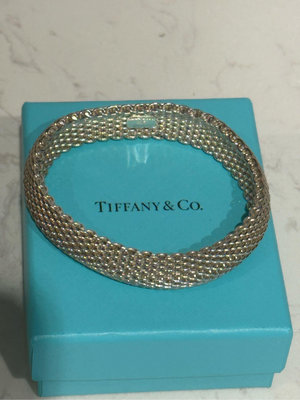 Tiffany & Co 網狀925純銀手環