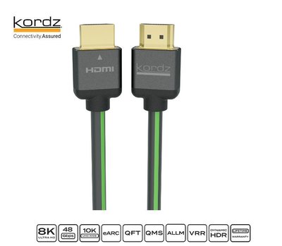澳大利亞 Kordz Bravo 8K 高性能 HDMI 2.1 功能 傳輸線