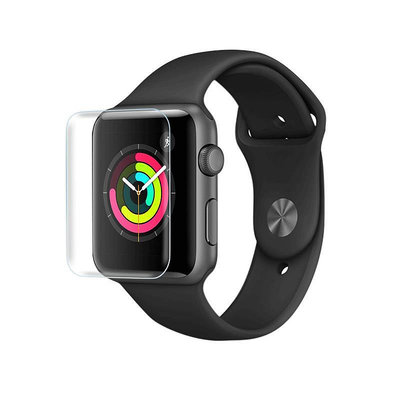apple watch6鋼化膜iwatch5/4代水凝膜SE代蘋果手表膜40mm全屏42mm38保護44mm貼膜watc