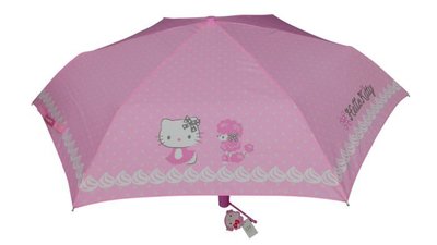 41+現貨免運費 雨傘 折傘 晴雨傘 獨家經銷 KITTY 精品雨傘 抗UV機能布料 纖維超輕 自動開收傘 自動傘