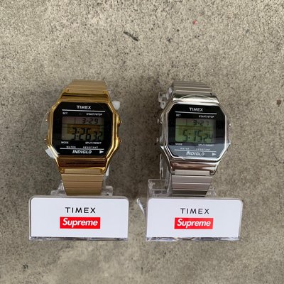 っておりま Supreme - 金 Supreme Timex Digital Watchの通販 by ふと