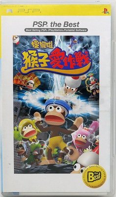 【二手遊戲】PSP 捉猴啦 猴子愛作戰 亞洲日文版 【台中恐龍電玩】