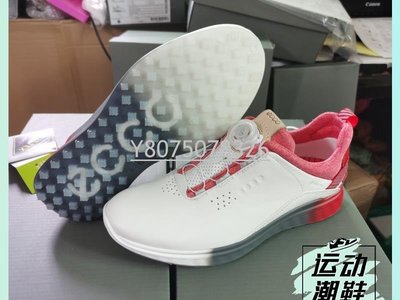 2022新款ECCO愛步高爾夫球鞋愛步運動鞋戶外防水透氣板鞋女款高爾夫36-39