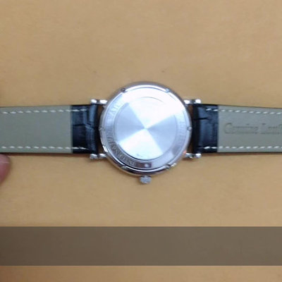Orient/東方雙獅手錶帶 雙面牛皮男女雙獅長方形錶鍊針扣配件20mm