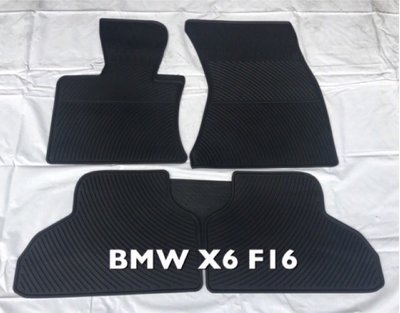 BMW X6 Series (F16) 歐式汽車橡膠腳踏墊 橡膠防水腳踏墊 SGS無毒認證 無臭無味