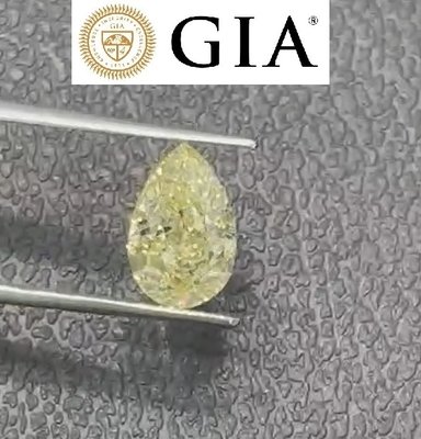 【台北周先生】天然Fancy正黃色鑽石 2.02克拉 大顆 Even分布 超濃郁 收藏等級 送GIA證書