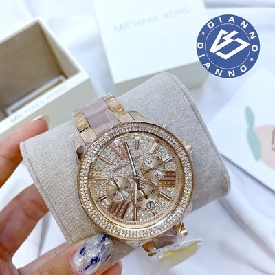 帝安諾 - Michael Kors 明星奢華腕錶 不鏽鋼錶帶 MK手錶 MK6096