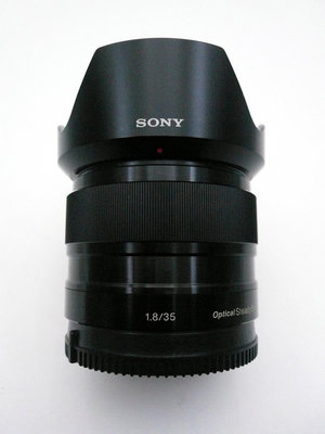 *定焦、人像* SONY E 35mm F1.8 OSS (SEL35F18) - 附遮光罩 + 日製保護鏡 -