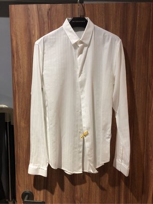 Dior HOMME 04AW 白色 條紋襯衫 Size:39 lv bv balenciaga slp