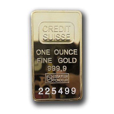 【點讚】仿真 瑞士銀行金條 紀念幣 1盎司金方塊 鍍金長條激光碼 直發