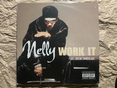 嘻哈男聲-尼利-幹活 12”二手EP黑膠（美國版） Hip-Hop - Nelly - Work It EP Vinyl