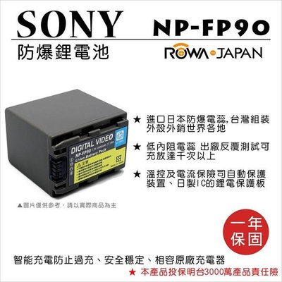 批發王@樂華 FOR Sony NP-FP90 相機電池 鋰電池 防爆 原廠充電器可充 保固一年