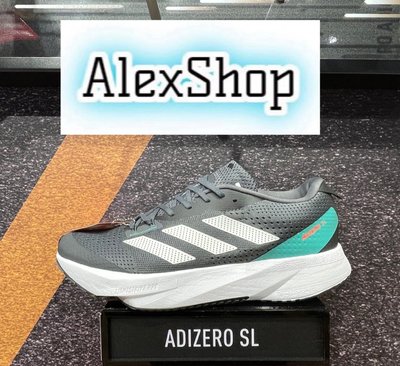 艾力克斯 ADIDAS ADIZERO SL 男 HQ1351 灰綠 慢跑鞋 ㄊ8X5