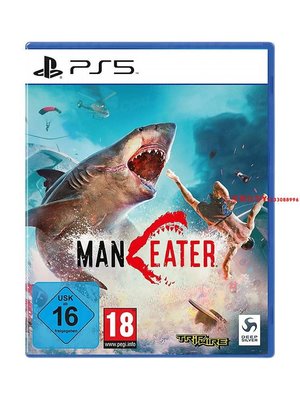 全新正版PS5游戲光盤 食人鯊 深海狂鯊 大白鯊  歐版 中文英文『三夏潮玩客』