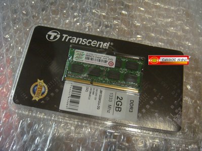 新品 盒裝 創見 Transcend DDR3 1333 2G JM1333KSU-2G 雙面16顆粒 筆記型 終身保固