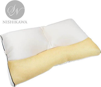 Nishikawa【日本代購】昭和西川 舒適枕 迷你管 水洗 高度調節50×35 - 米色