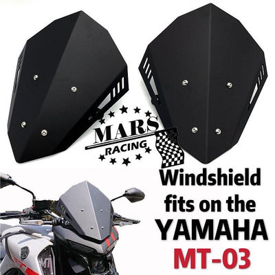 適用於 YAMAHA雅馬哈 MT03 mt-03 2020 短風鏡 擋風鏡 導流罩 風擋 擋風玻璃 導流罩 風鏡 頭罩