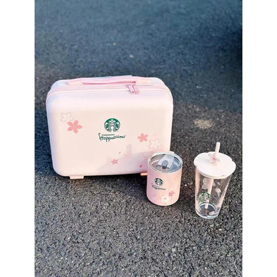 妙妙屋~Starbucks 隨享 星巴克 新品 粉色櫻花 爪杯 櫻花盃 吸管玻璃杯 咖啡杯 少女 節日禮物 套裝