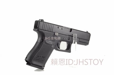 JHS（（金和勝 生存遊戲專賣））免運費 WE 黑色 G19 Gen5  瓦斯手槍 4777