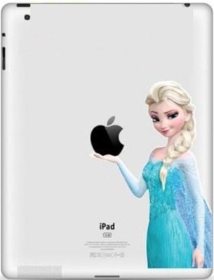 Apple iPad Air/2/3/4 Mini 蘋果 iPad 平板電腦 創意貼紙 迪士尼 冰雪奇緣 Froze現貨
