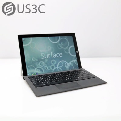 【US3C-桃園春日店】【一元起標】Microsoft Surface Pro 3 12 2160 x 1440 觸控螢幕 i7-4650U 8G 512G