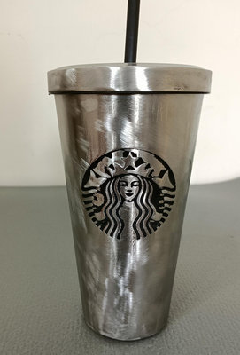 Starbucks 星巴克不鏽鋼冷飲杯 二手 （請詳看內容）