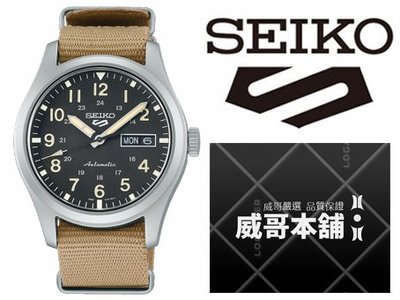 【威哥本舖】日本SEIKO全新原廠貨【附原廠盒】 SRPG35K1 5 Sports系列 尼龍帆布錶帶 4R36機械錶