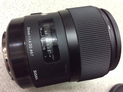 [保固一年] [高雄明豐] SIGMA 35mm F1.4 DG HSM ART FOR CANON 便宜賣
