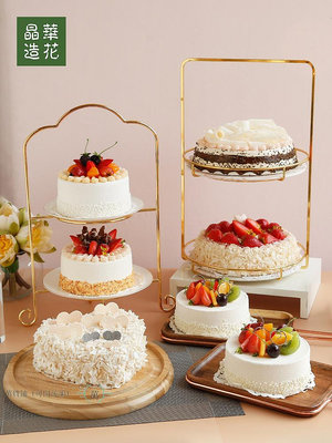 6寸8寸仿真蛋糕模型樣板廚房裝飾用品草莓水果蛋糕慕斯巧克力蛋糕-萬貨鋪（可開統編）