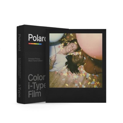 寶麗來 Polaroid･i-Type『彩色』黑框相紙•8張入-DIF3【適用 Now+･Now･Lab相機】