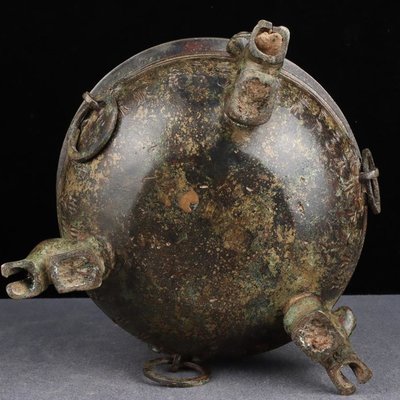 古銅製，中國古董，重2400克-