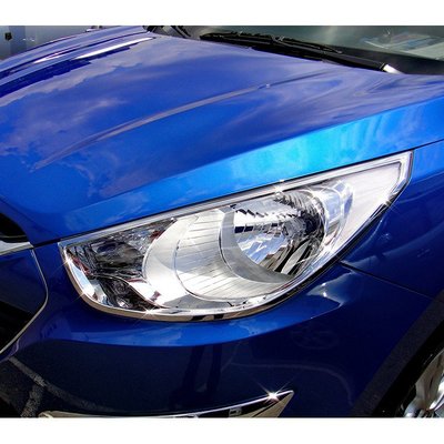 【JR佳睿精品】改裝 Hyundai 現代 Ix35 2010-2015 鍍鉻 大燈 頭燈框 燈框 前燈框 電鍍  配件