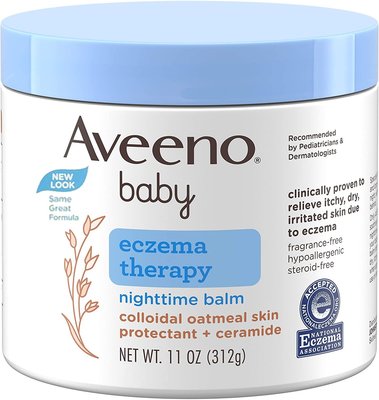 【雷恩的美國小舖】Aveeno Eczema Therapy 燕麥 寶寶夜間舒緩保濕乳膏 保濕乳膏 乳膏 舒緩乳膏