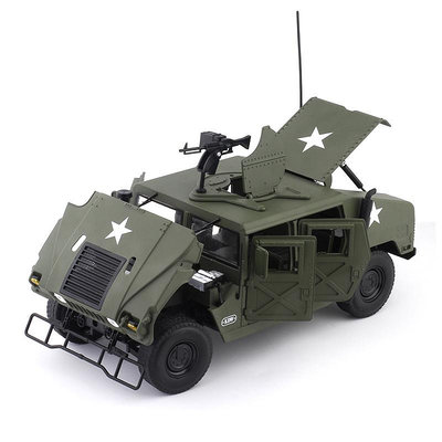 1:18合金軍事模型美軍悍馬車模戰地車越野車金屬仿真汽車