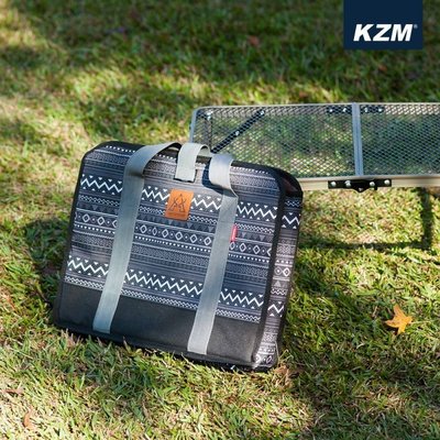 【綠色工場】KAZMI KZM 彩繪民族風折疊桌收納袋 S (K9T3B001) 專用收納袋 裝備袋 摺疊桌收納袋