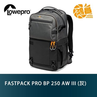 【鴻昌】Lowepro 羅普 FASTPACK PRO BP 250 AW III 灰色 台閔公司貨 後背包 相機背包