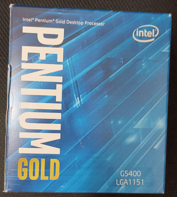 Intel 第8代 Pentium G5400 雙核心處理器